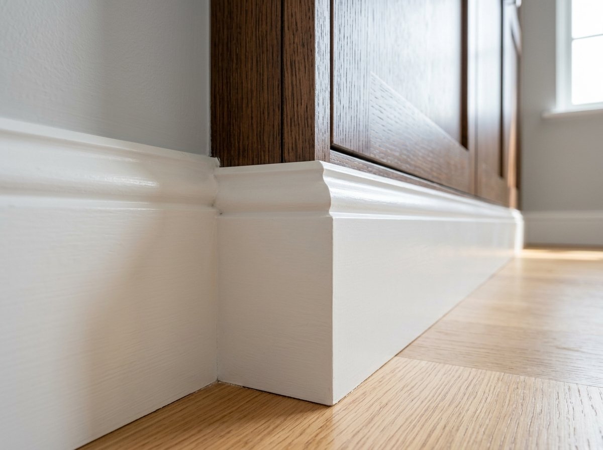 Restored Woodwork & Baseboard After Treatment